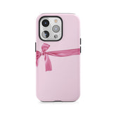 Enveloppement en satin rose