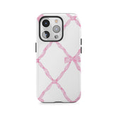 Élégance du treillis rose