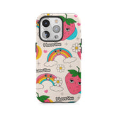 Amour arc-en-ciel aux fraises