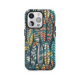 Rayures de feuillage de minuit