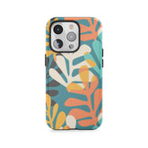 Jungle de palmiers au coucher du soleil