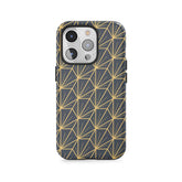 Filet géométrique doré