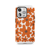 Dispersion de coquelicots au coucher du soleil