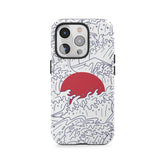 Soleil levant écarlate