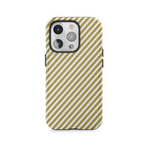 Rayures diagonales dorées