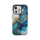 Veines océaniques d'or blanc