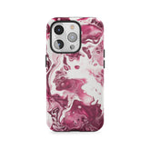 Flux de marbre cramoisi