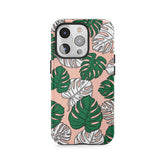 Mélange de corail Monstera