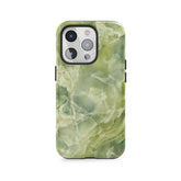 Coulée de pierres moussues