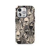 Collage de visages tribaux