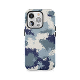 Camouflage bleu marine givré