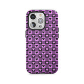 Matrice de cœur violet