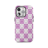 Matrice d'émojis violets