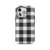 Vérification de pique-nique monochrome