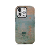 Reflets du lever de soleil cramoisi