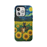 Chat gardien tournesol