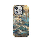 Mosaïque de vagues de l'océan