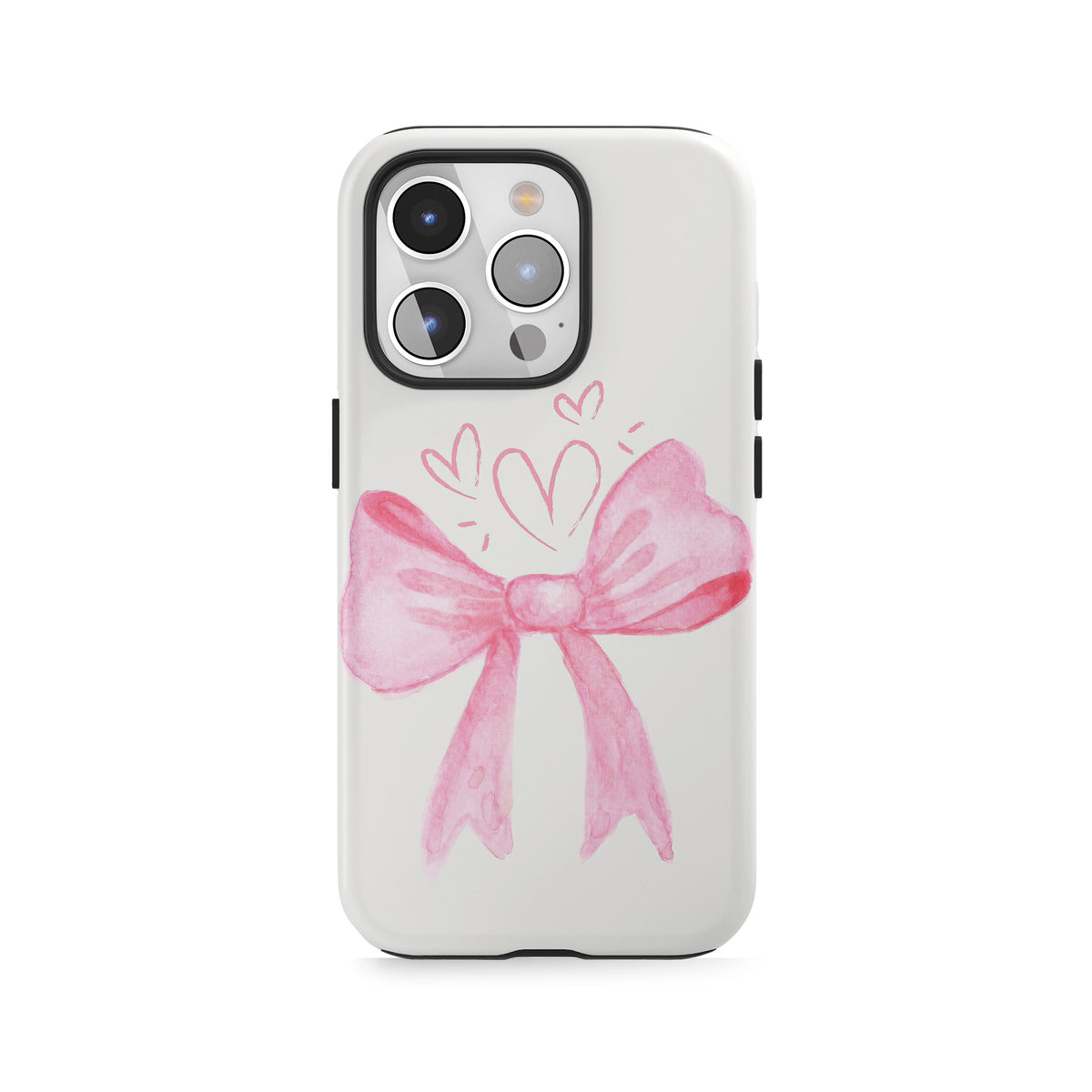 Nœud d'amour rose bonbon