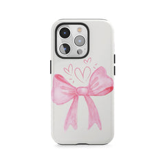 Nœud d'amour rose bonbon
