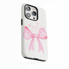 Nœud d'amour rose bonbon