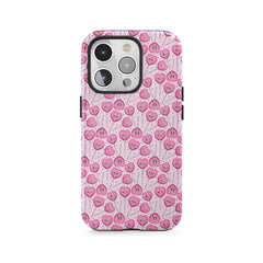 Motif de baiser rose