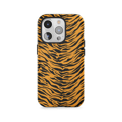 Flamme du tigre au coucher du soleil