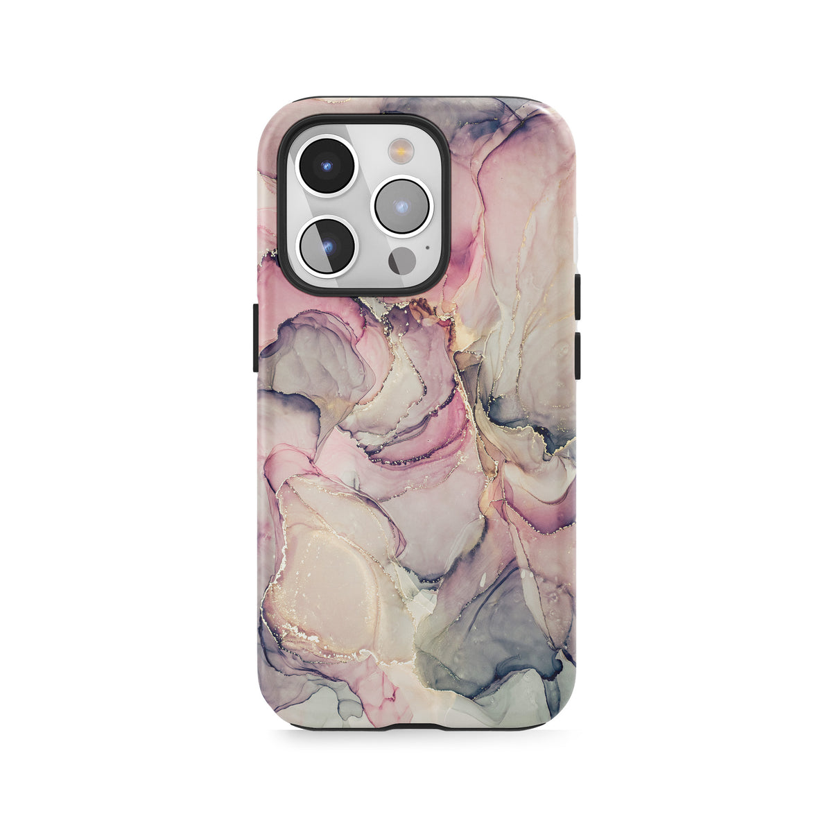 Agate rose fumée