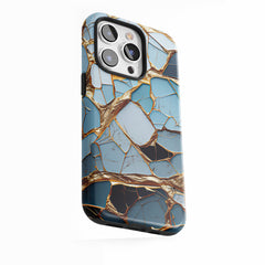 Mosaïque Kintsugi azur