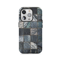 Carrelage en mosaïque foncée