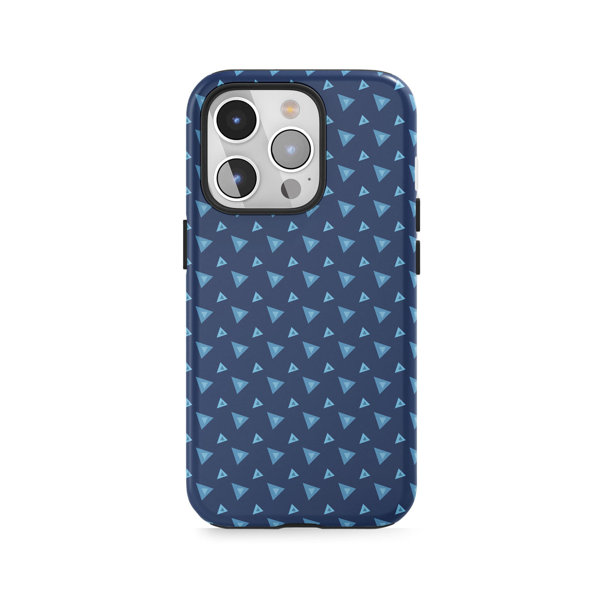 Mini triangles bleu marine
