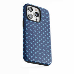 Mini triangles bleu marine