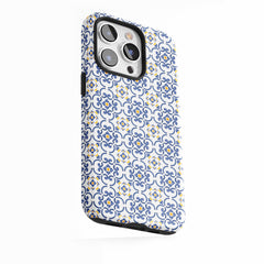 Motif indigo classique