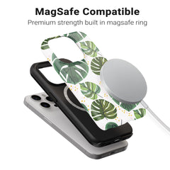 Motif Monstera en diamant