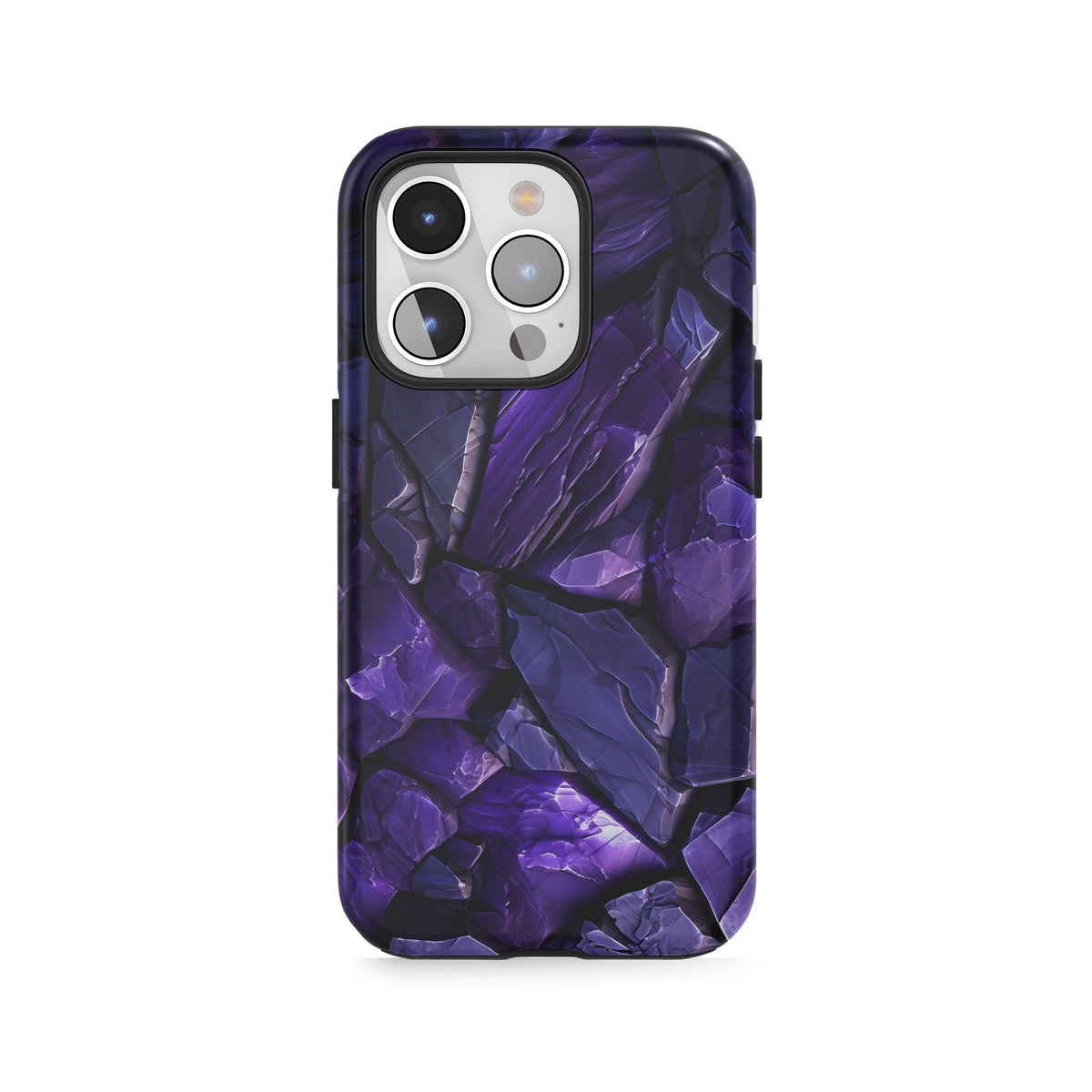 Éclats de cristal violet