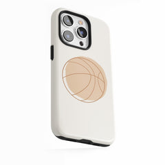 Croquis minimaliste de basket-ball