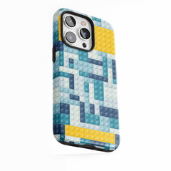 Mosaïque de blocs de pixels