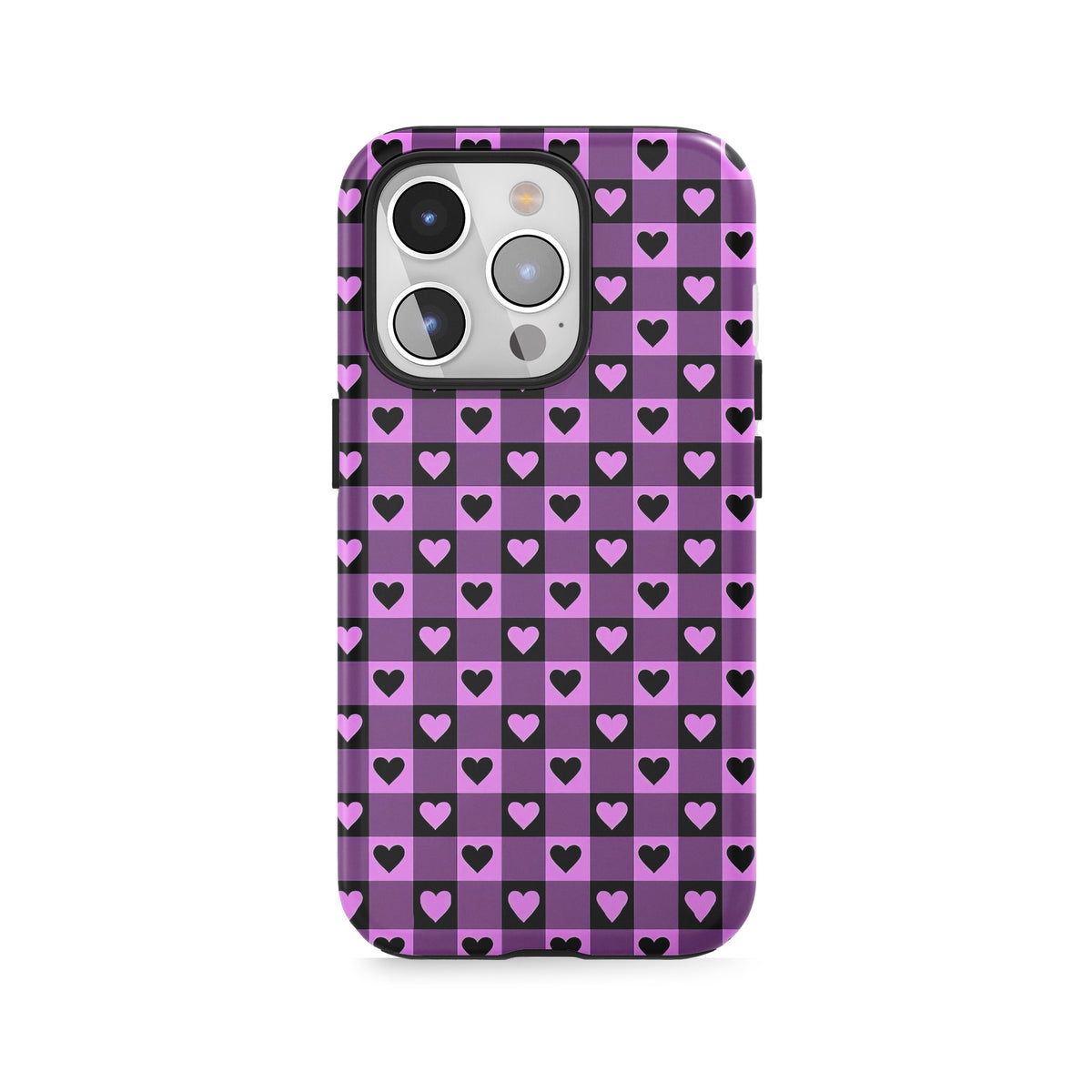Matrice de cœur violet