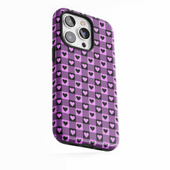 Matrice de cœur violet
