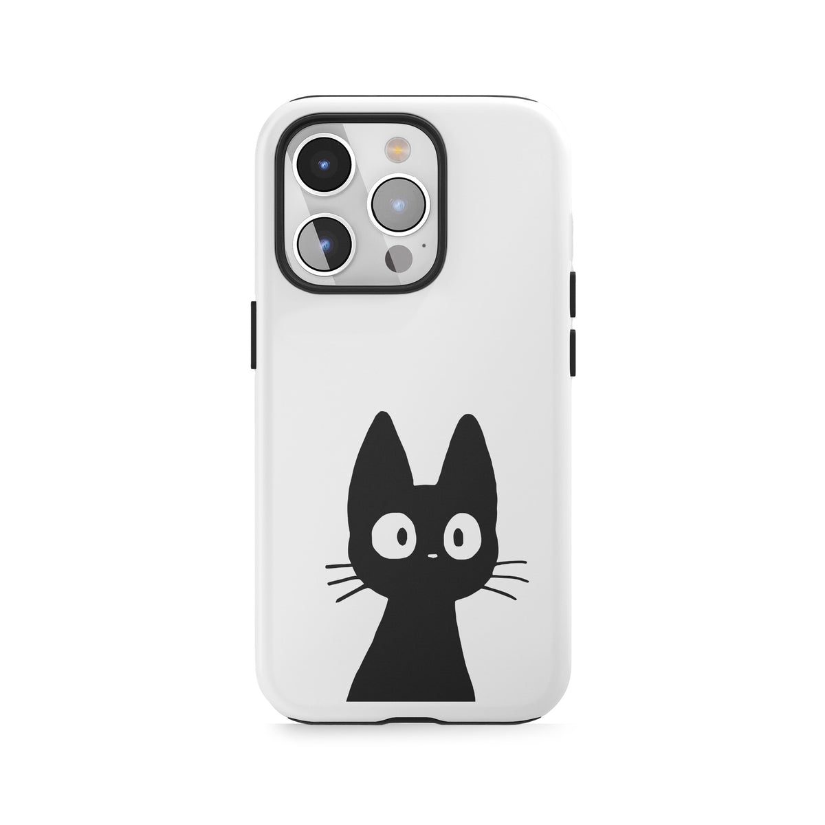 Chat noir pop minimaliste