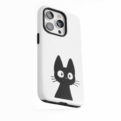 Chat noir pop minimaliste