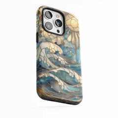 Mosaïque de vagues de l'océan