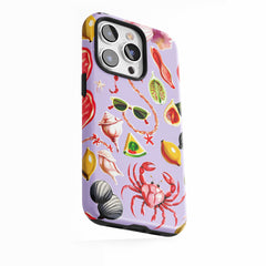 Festin de crabe de mer et d'agrumes
