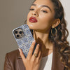 Motif indigo classique